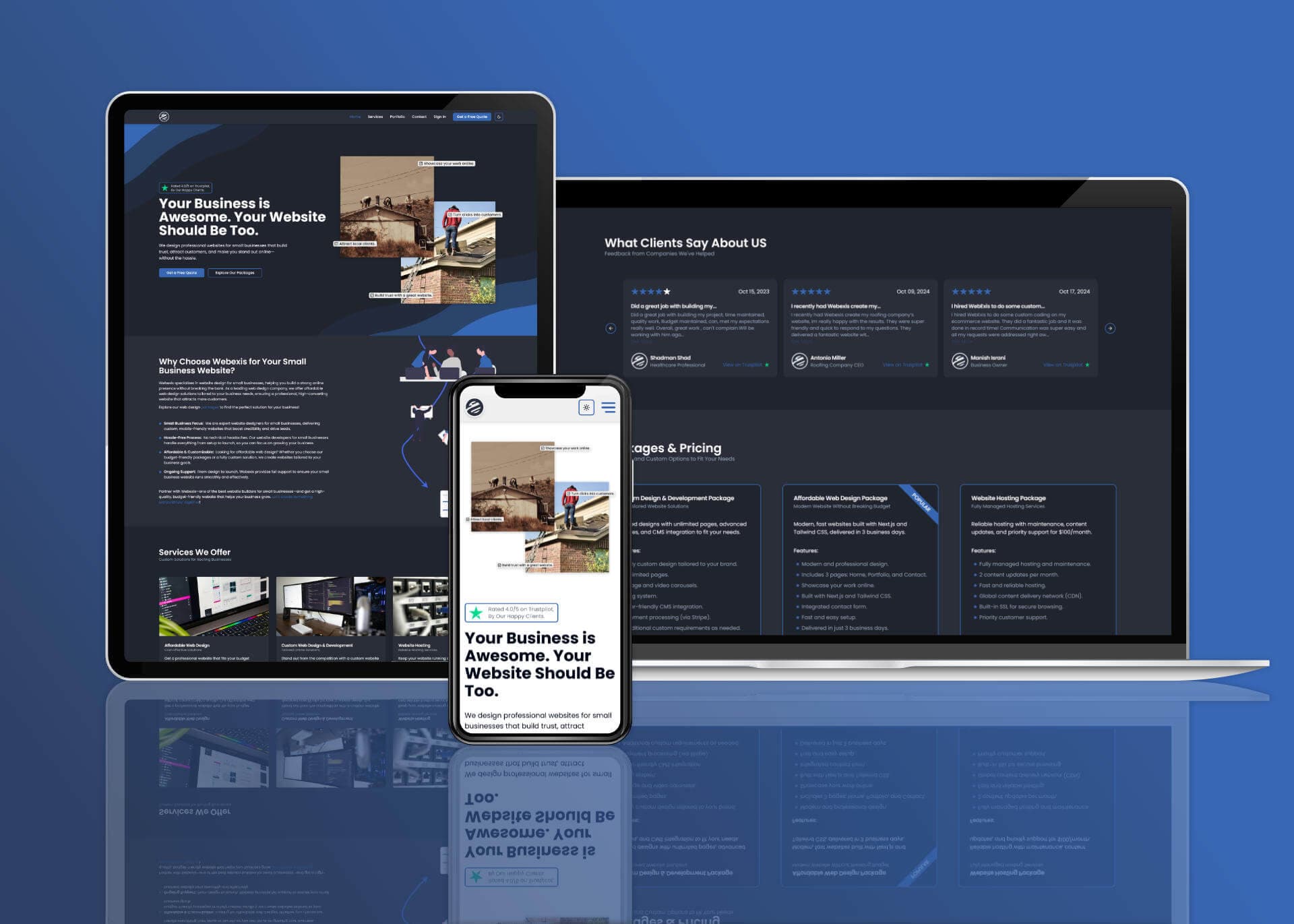 Web Design Agency Website Case Study image
